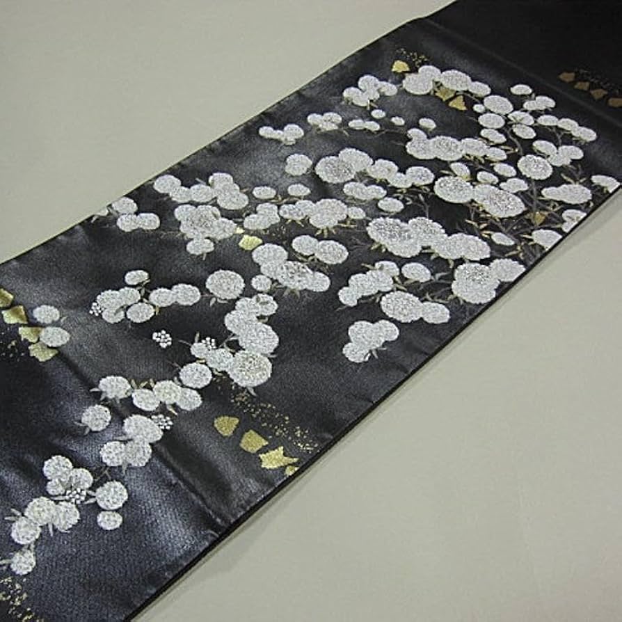 上質な逸品　西陣織引箔高級袋帯 【真珠・本金箔】（綿芯仕立付）満開の小手鞠模様 上質な逸品 西陣織引箔高級袋帯 【真珠・本金箔】（綿芯仕立付